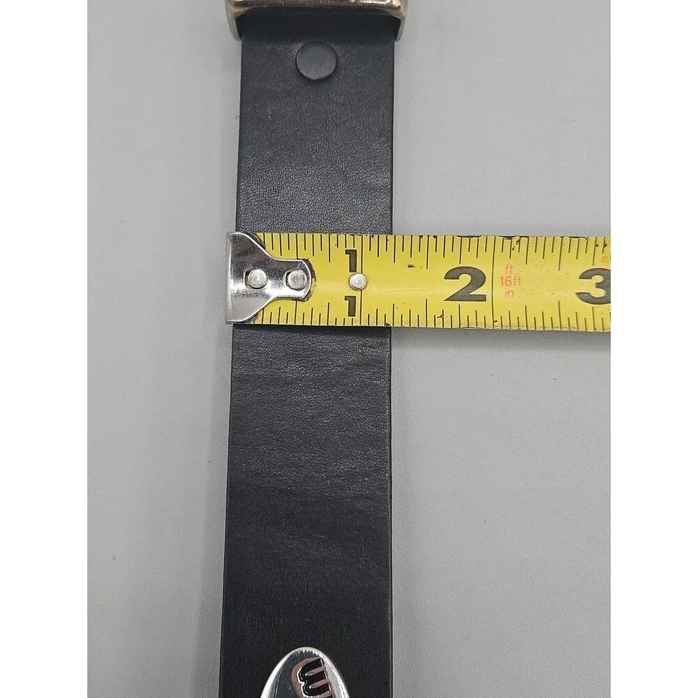 Who Dat Saints Crescent Saddle Leather 1.5